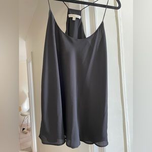 Daniel Rainn black spaghetti strap tank